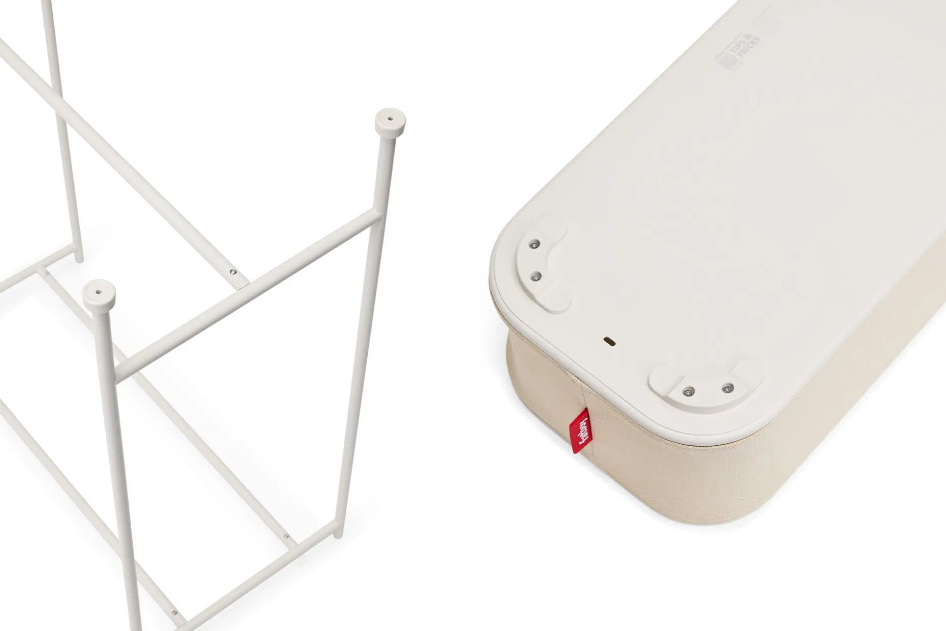 Adoreganizer Multifunctionele bijzettafel, beige, 65.5x29x76.5 cm