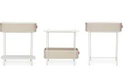Adoreganizer Multifunctionele bijzettafel, beige, 65.5x29x76.5 cm
