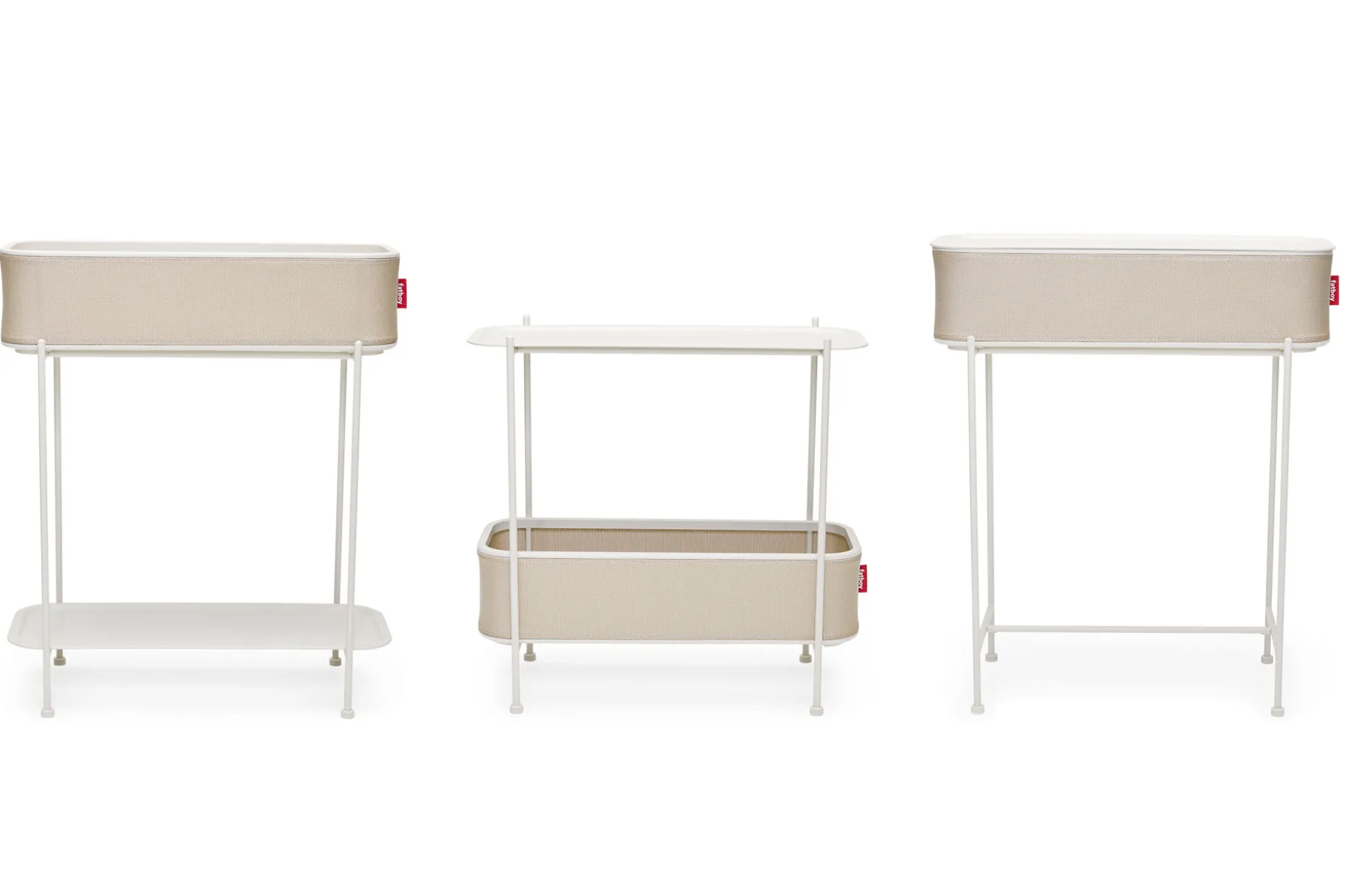 Adoreganizer Multifunctionele bijzettafel, beige, 65.5x29x76.5 cm