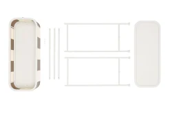 Adoreganizer Multifunctionele bijzettafel, bruin, 65.5x29x76.5 cm
