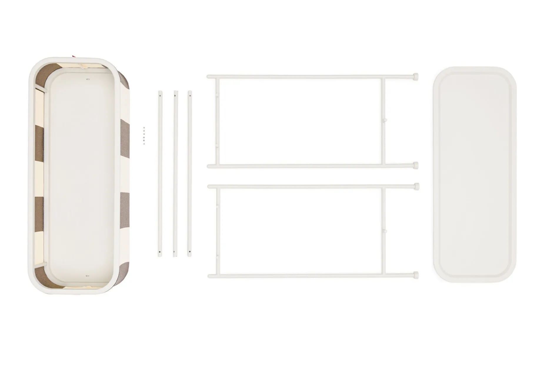 Adoreganizer Multifunctionele bijzettafel, bruin, 65.5x29x76.5 cm
