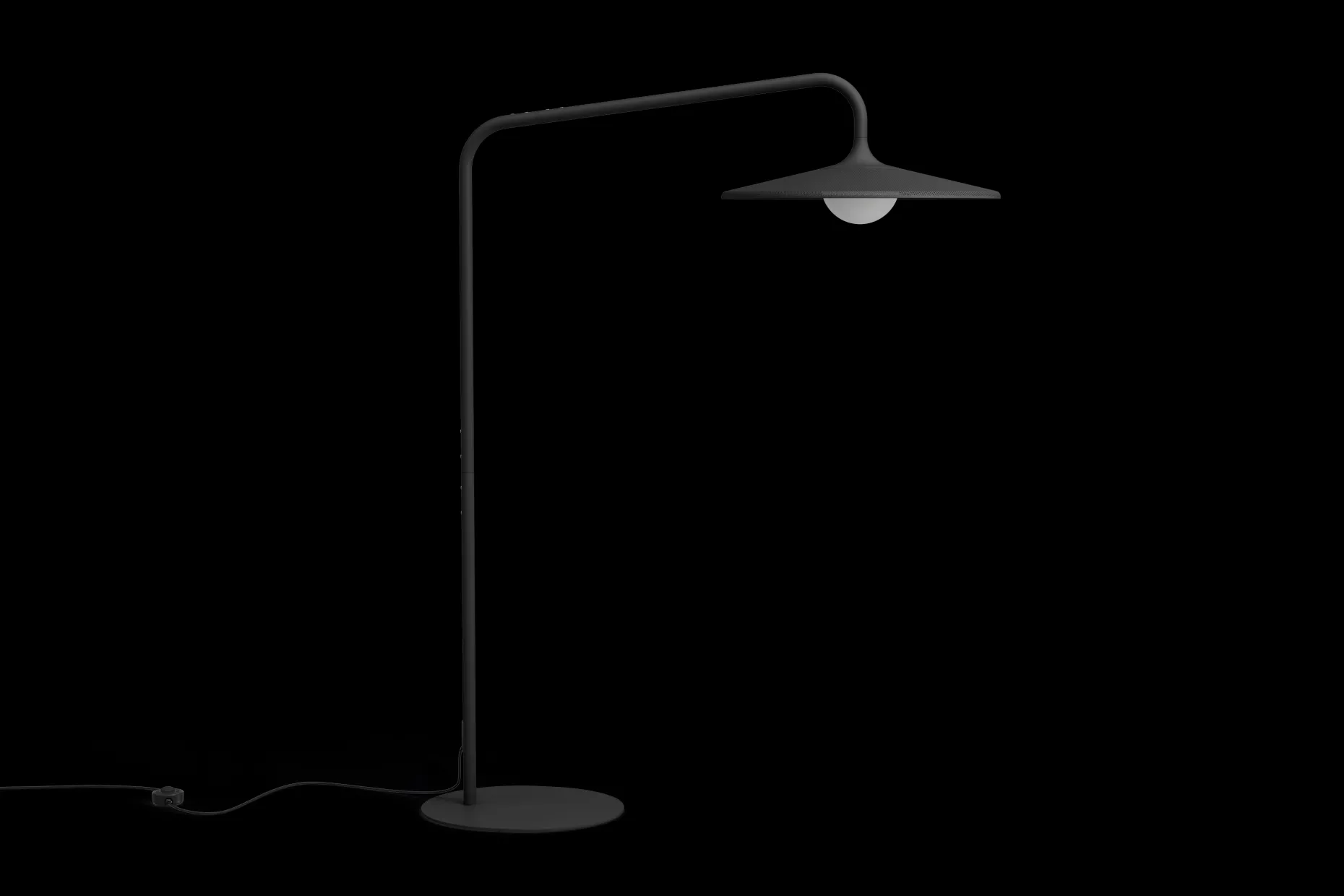Archigrande Vloerlamp voor buiten, zwart, 180x84x233 cm