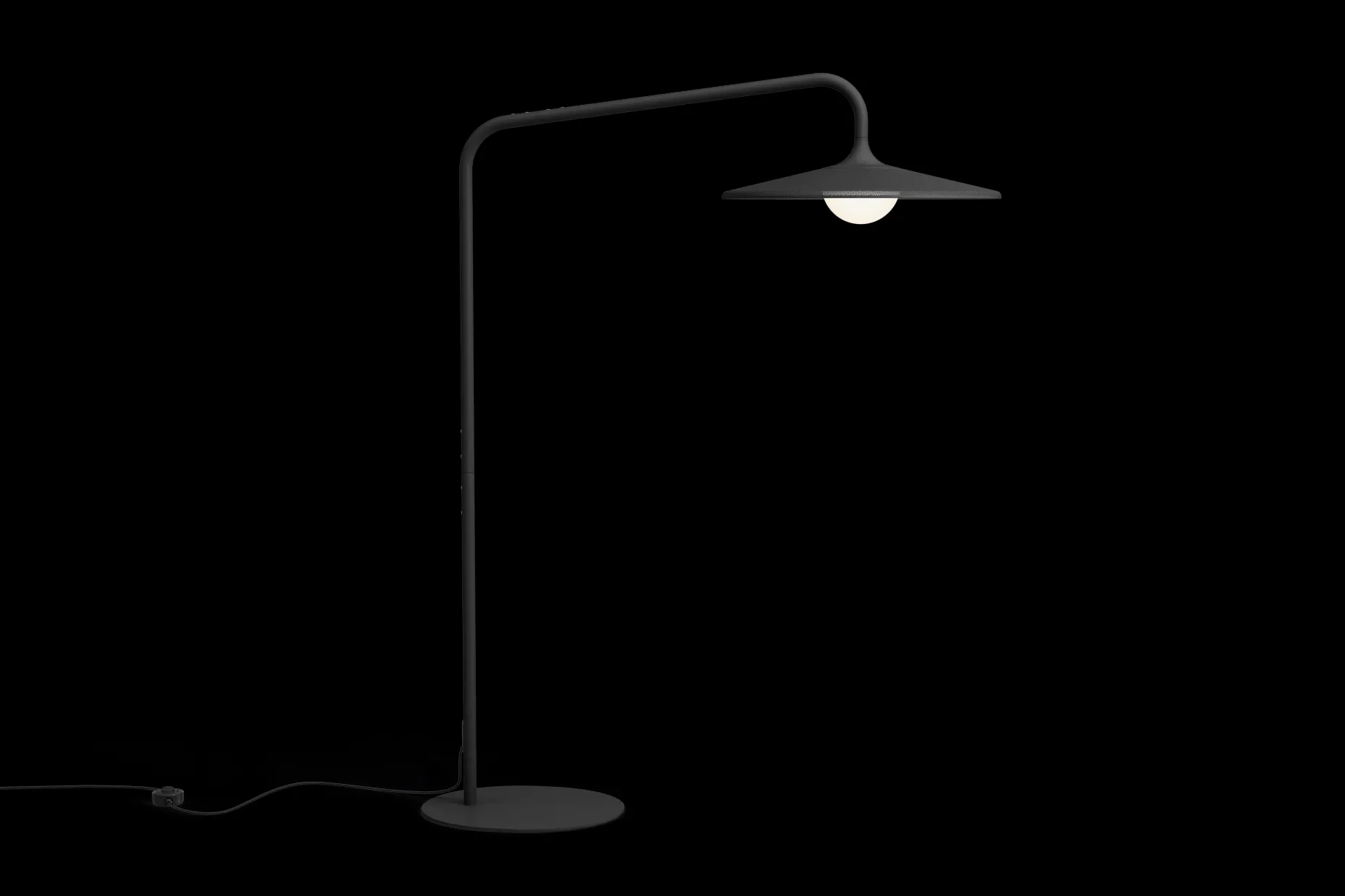 Archigrande Vloerlamp voor buiten, zwart, 180x84x233 cm