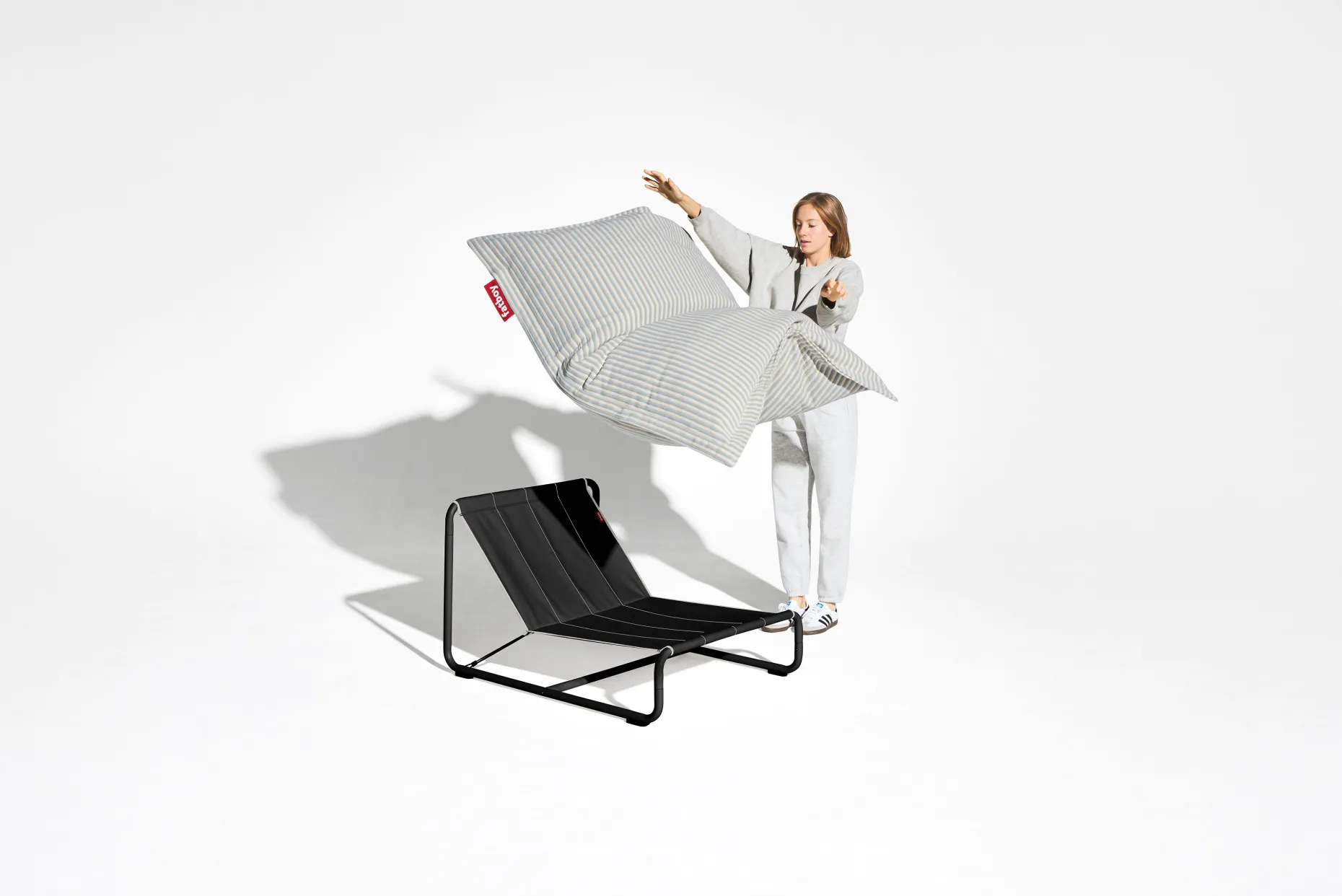Beanbase Zitzak stoel, zwart,cm
