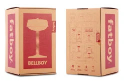Bellboy Draadloze tafellamp, rood, 18x18x30 cm