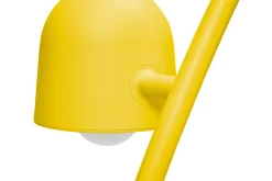 Big Lebow Arc lamp, geel, 186x234 cm