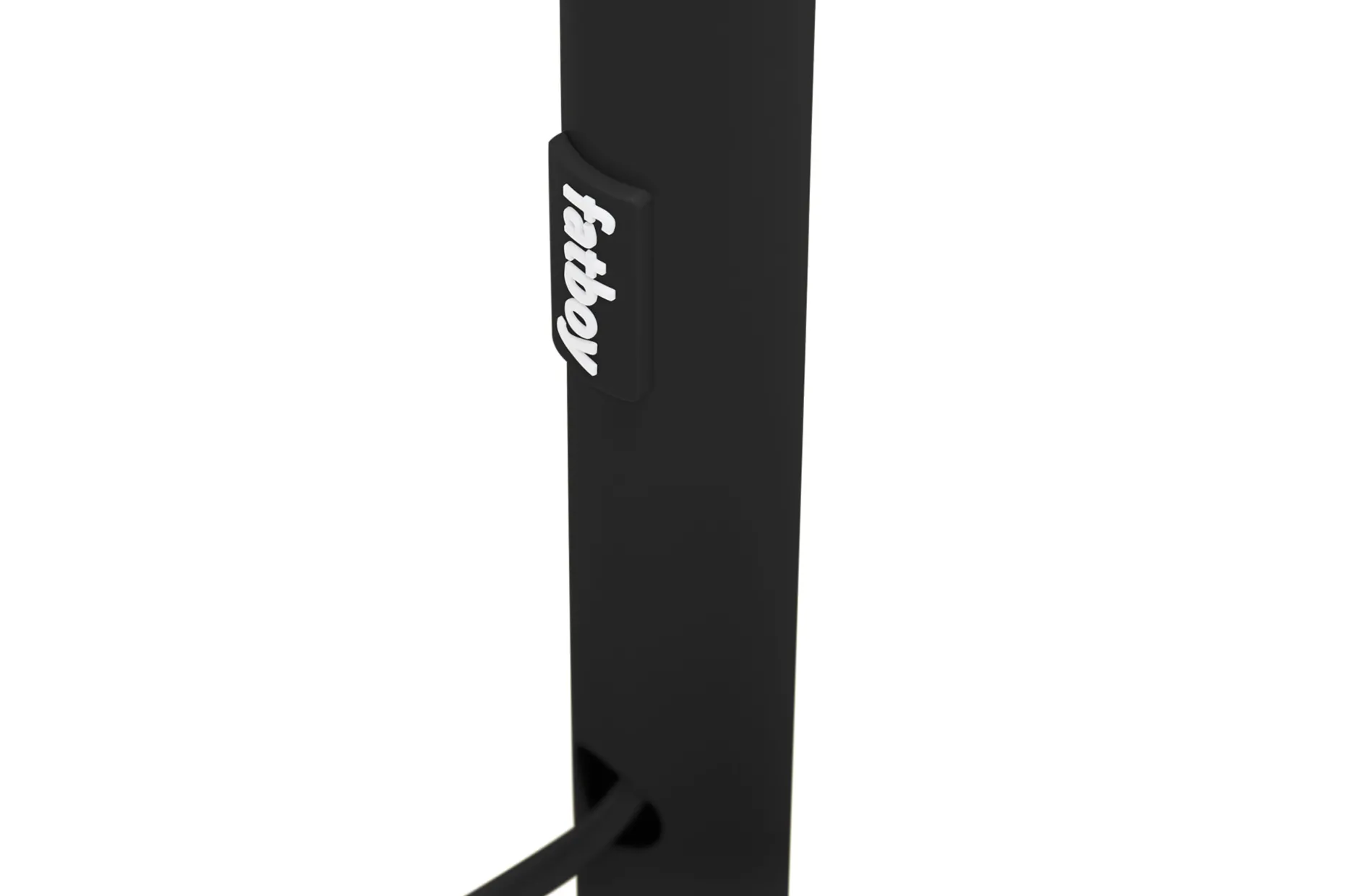 Big Lebow Arc lamp, zwart, 186x234 cm