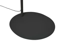 Big Lebow Arc lamp, zwart, 186x234 cm