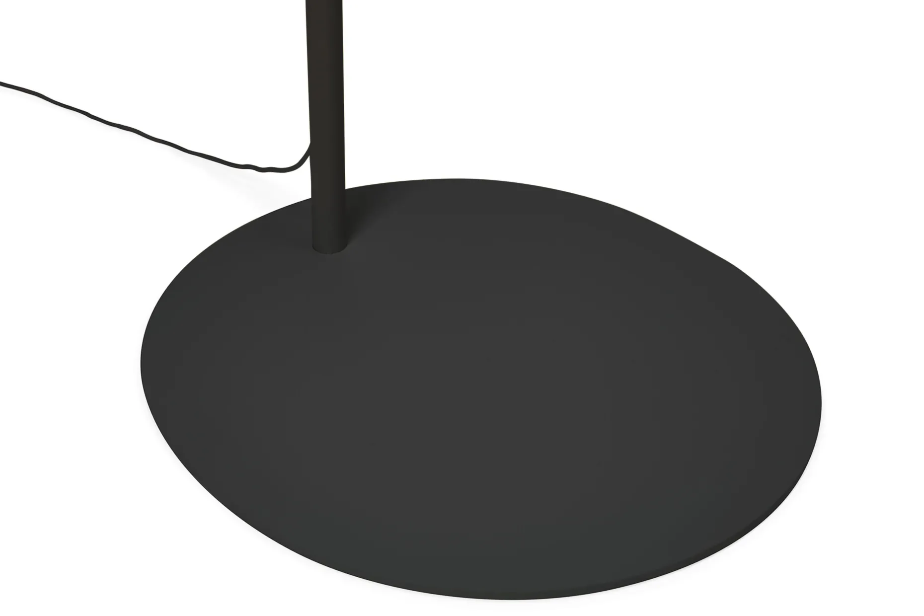 Big Lebow Arc lamp, zwart, 186x234 cm