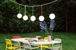 Bolleke Oplaadbare lamp, bruin, 20x20x20 cm