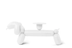 Can-Dog Kandelaar, wit, 28.5x8.2x10.7 cm
