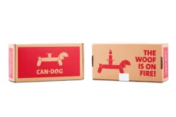 Can-Dog Kandelaar, wit, 28.5x8.2x10.7 cm