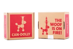 Can-Dolly Kandelaar, zwart, 16x9.5x20.5 cm