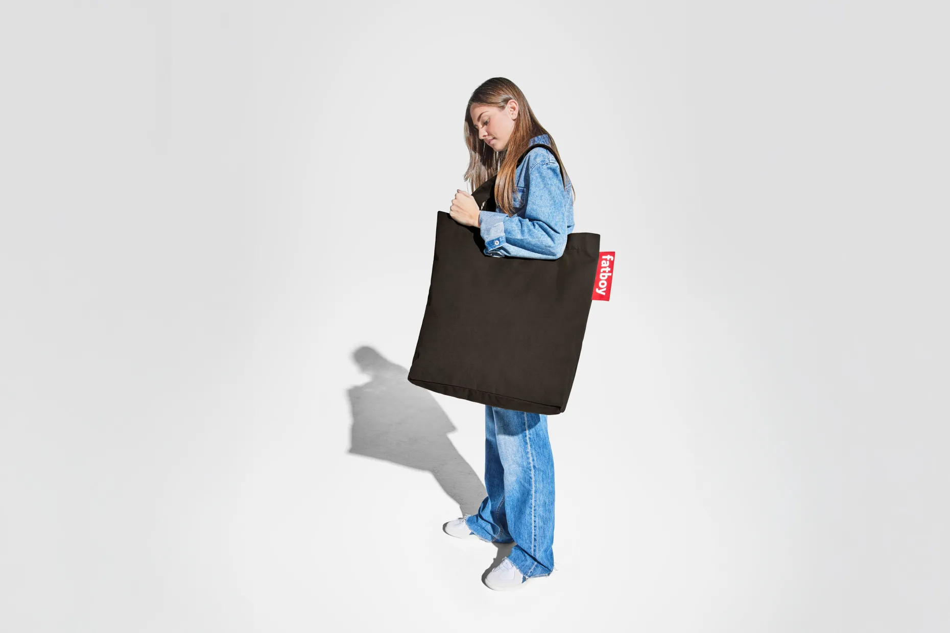 Carry-All-Bag Canvas canvas tas, grijs, 61x55 cm