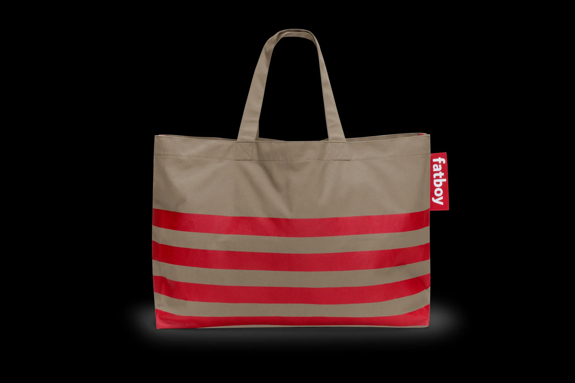 Carry-Too-Much-Bag Canvas Grote canvas tas, grijs, 70x50 cm