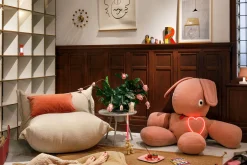 Co9 XS Teddy Knuffelkonijn, roze, 180x150x50 cm
