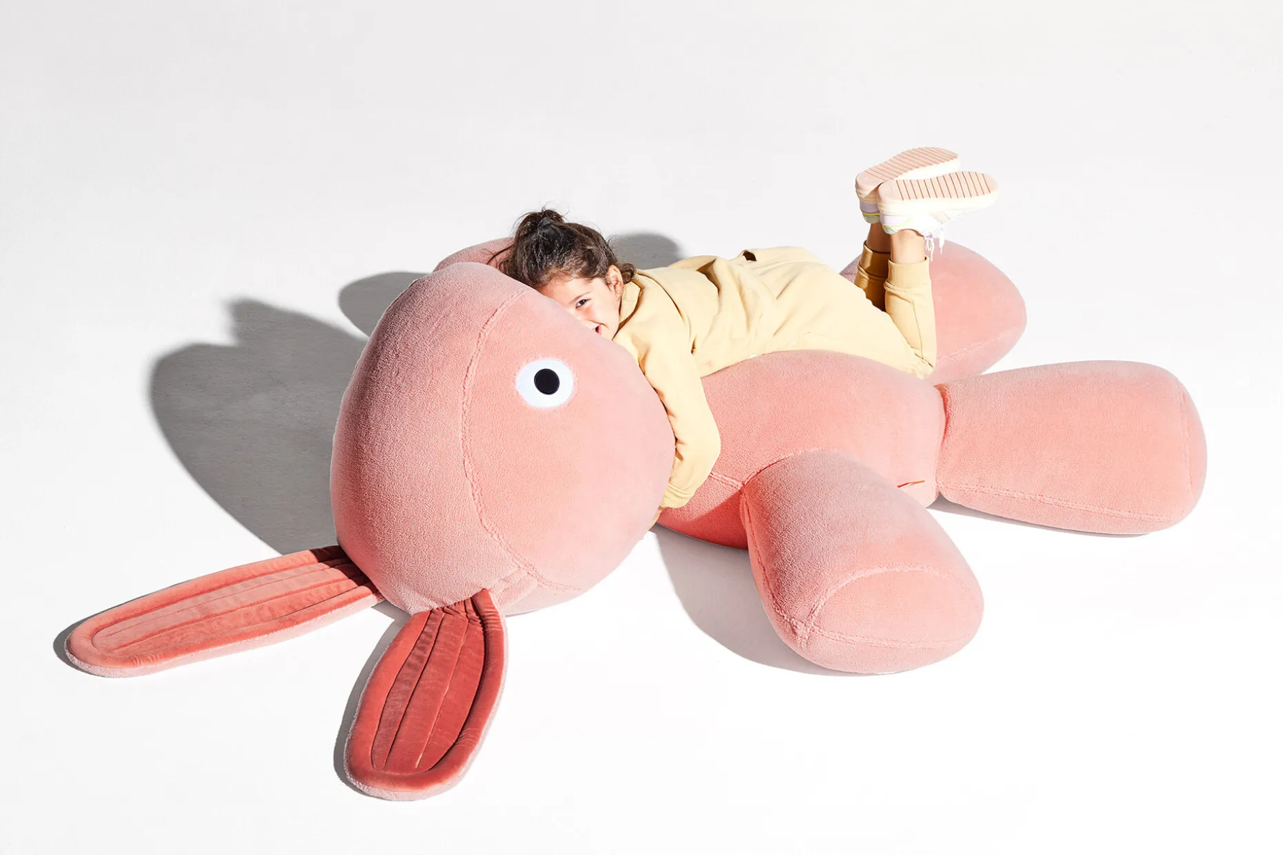 Co9 XS Teddy Knuffelkonijn, roze, 180x150x50 cm