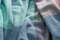 Colour Blend Blanket Wollen deken, blauw, 130x185 cm