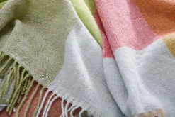 Colour Blend Blanket Wollen deken, geel, 130x185 cm