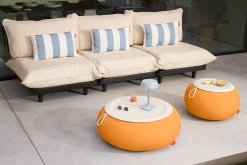 Dumpty Outdoor Outdoor salontafels, oranje, 78x78x21 cm