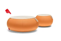Dumpty Outdoor Outdoor salontafels, oranje, 78x78x21 cm