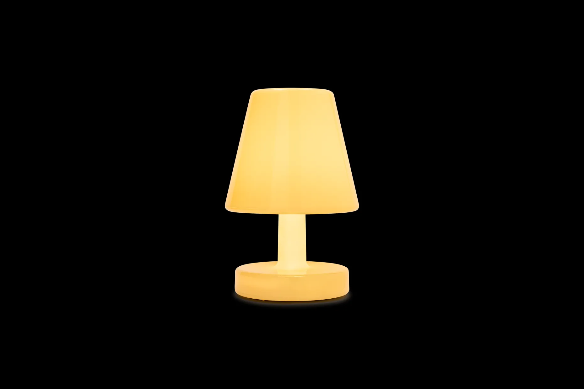 Edison The Ambiance Oplaadbare lamp, geel, 16.5x16.5x25.3 cm