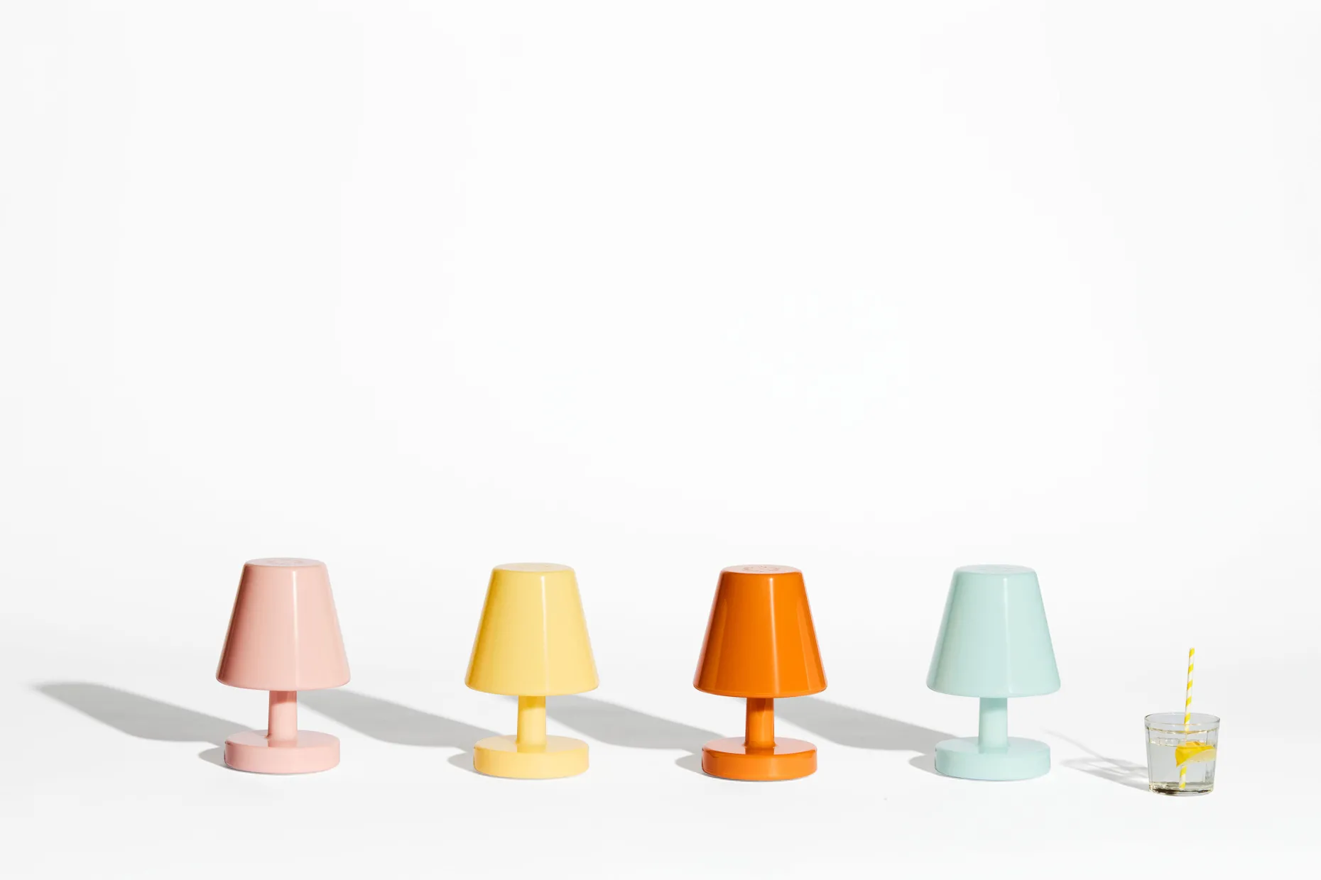 Edison The Ambiance Oplaadbare lamp, oranje, 16.5x16.5x25.3 cm