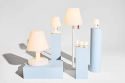 Edison the Giant Grote staande lamp, wit, 58x58x182 cm