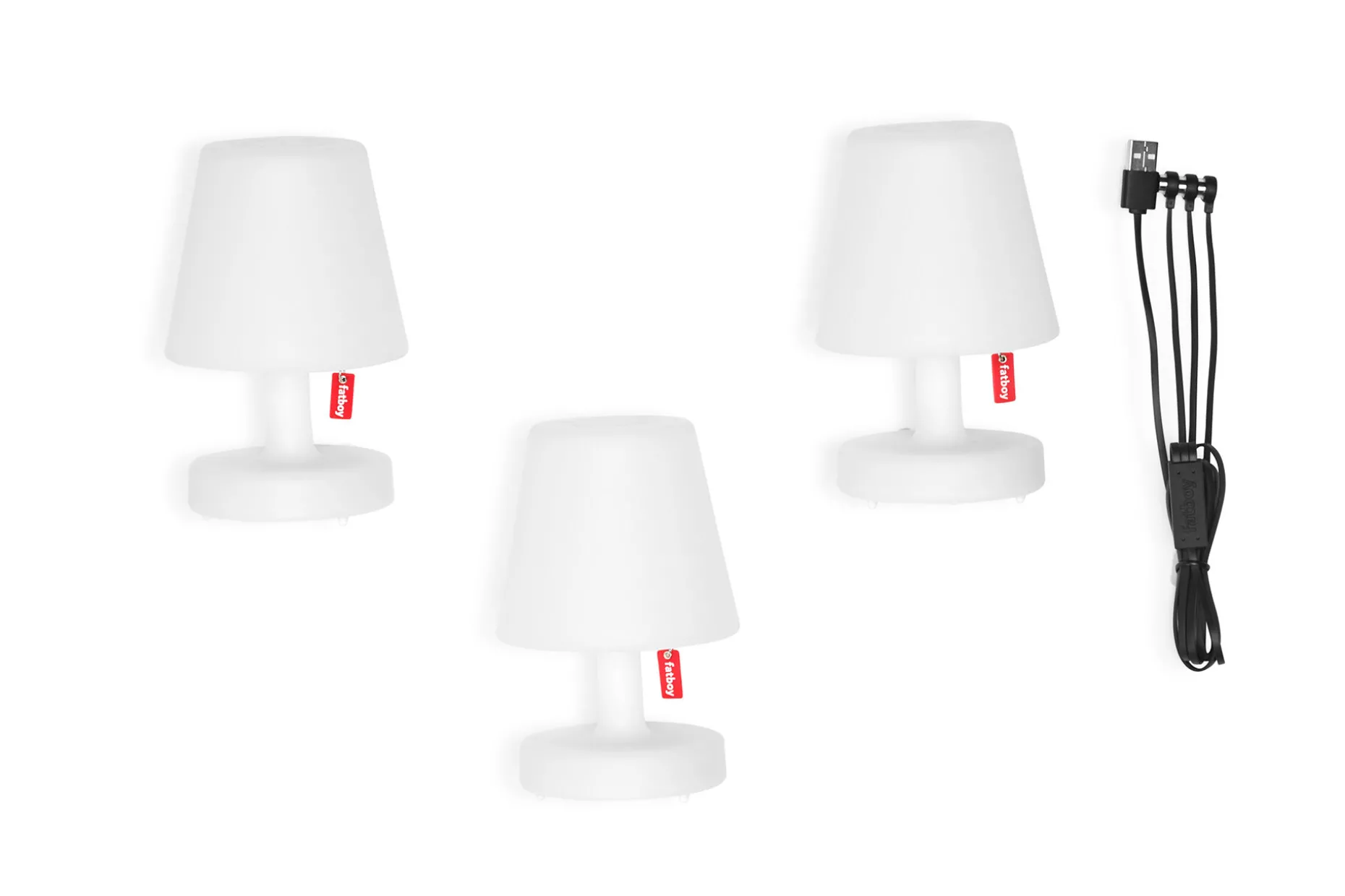 Edison the Mini Kleine oplaadbare tafellampen, 9.7x15 cm