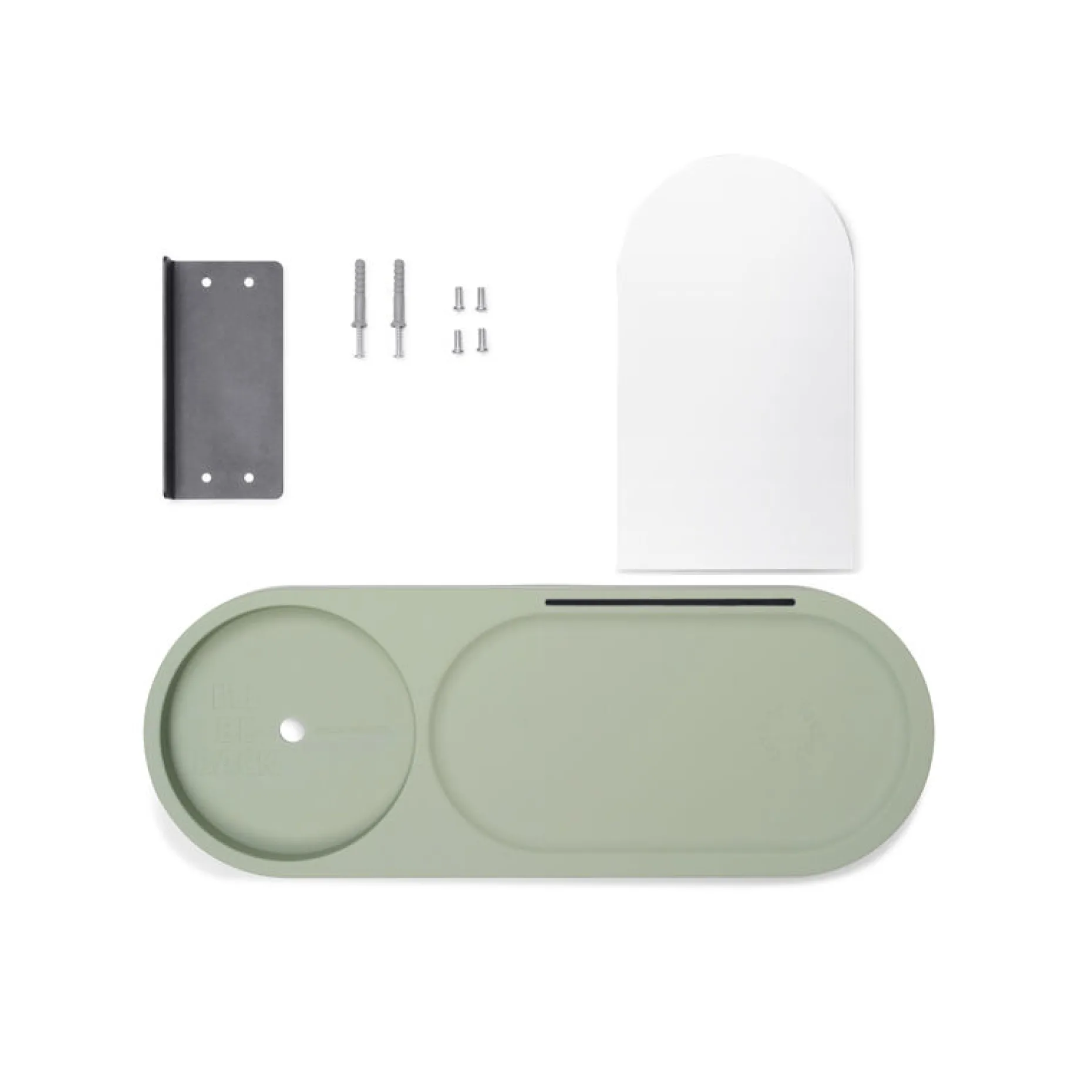 Edison the Petit Residence Wandplank voor Edison the Petit, groen, 46x17.5x25.1 cm