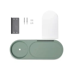 Edison the Petit Residence Wandplank voor Edison the Petit, groen, 46x17.5x25.1 cm