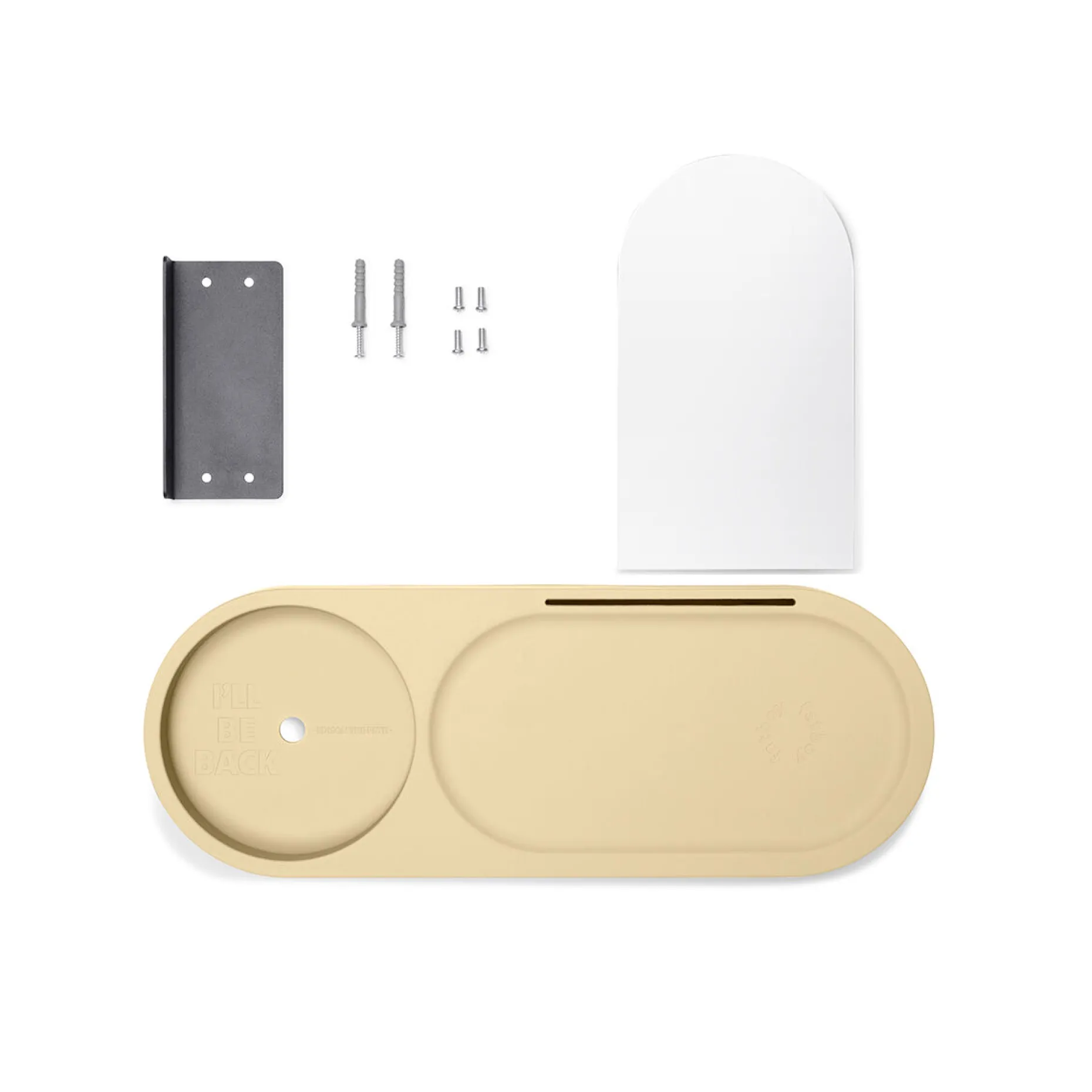 Edison the Petit Residence Wandplank voor Edison the Petit, beige, 46x17.5x25.1 cm