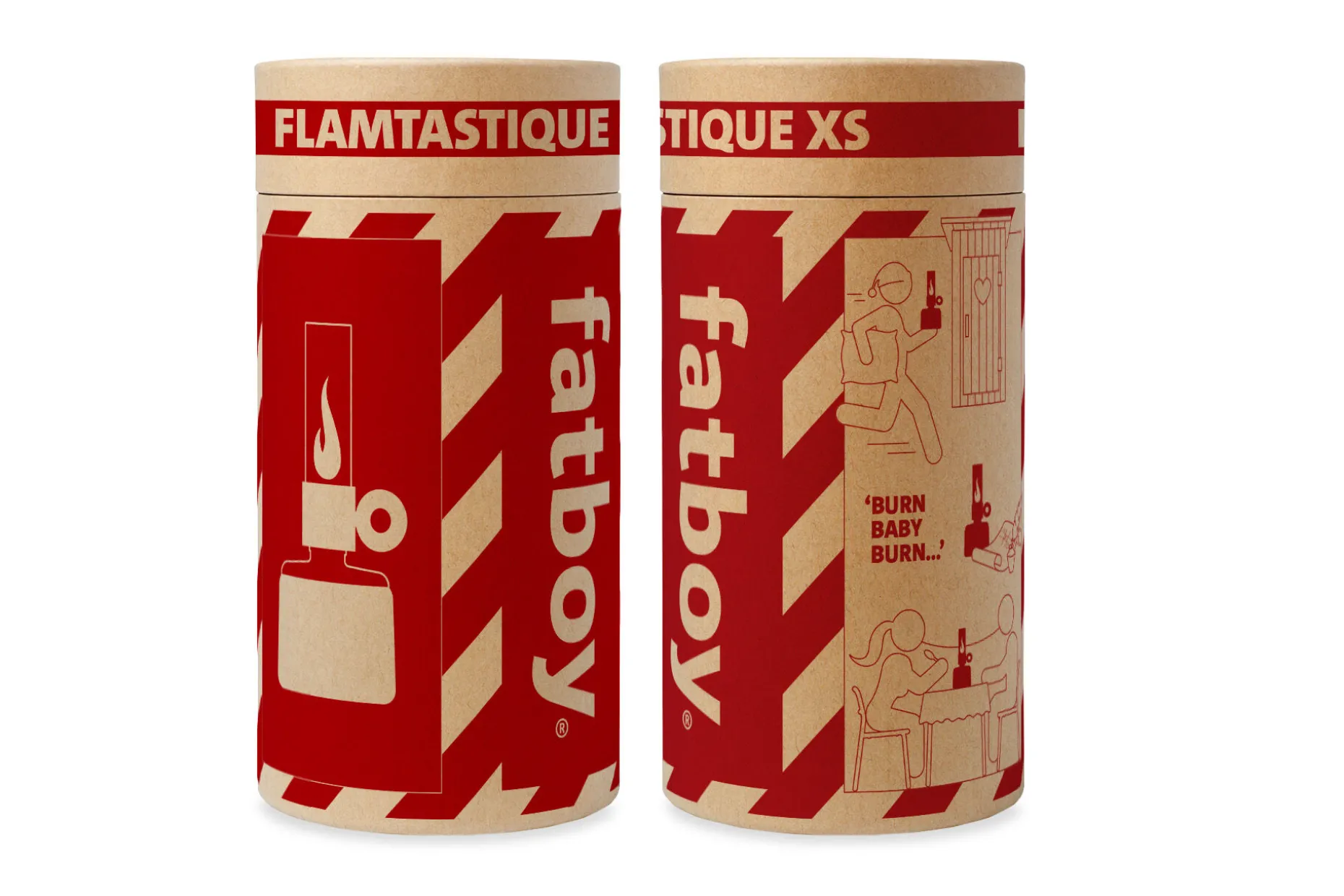 Flamtastique XS Olielamp, beige, 10.5x22.5 cm