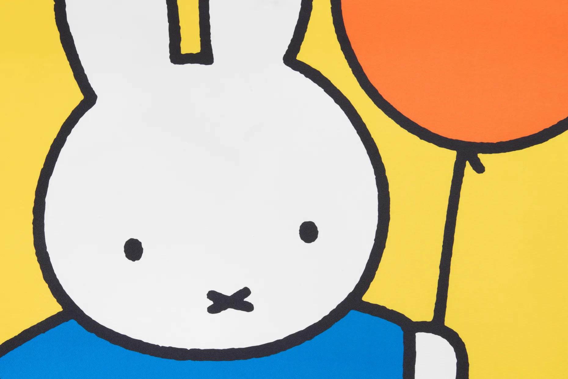 Flying Carpet x Miffy Nijntje speelkleed, geel, 180x140 cm
