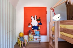 Flying Carpet x Miffy Nijntje speelkleed, oranje, 180x140 cm