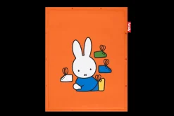 Flying Carpet x Miffy Nijntje speelkleed, oranje, 180x140 cm