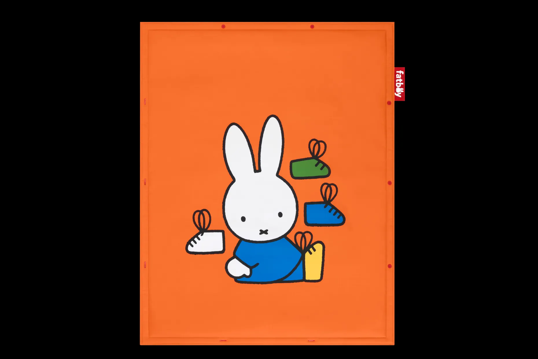 Flying Carpet x Miffy Nijntje speelkleed, oranje, 180x140 cm