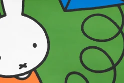 Flying Carpet x Miffy Nijntje speelkleed, groen, 180x140 cm