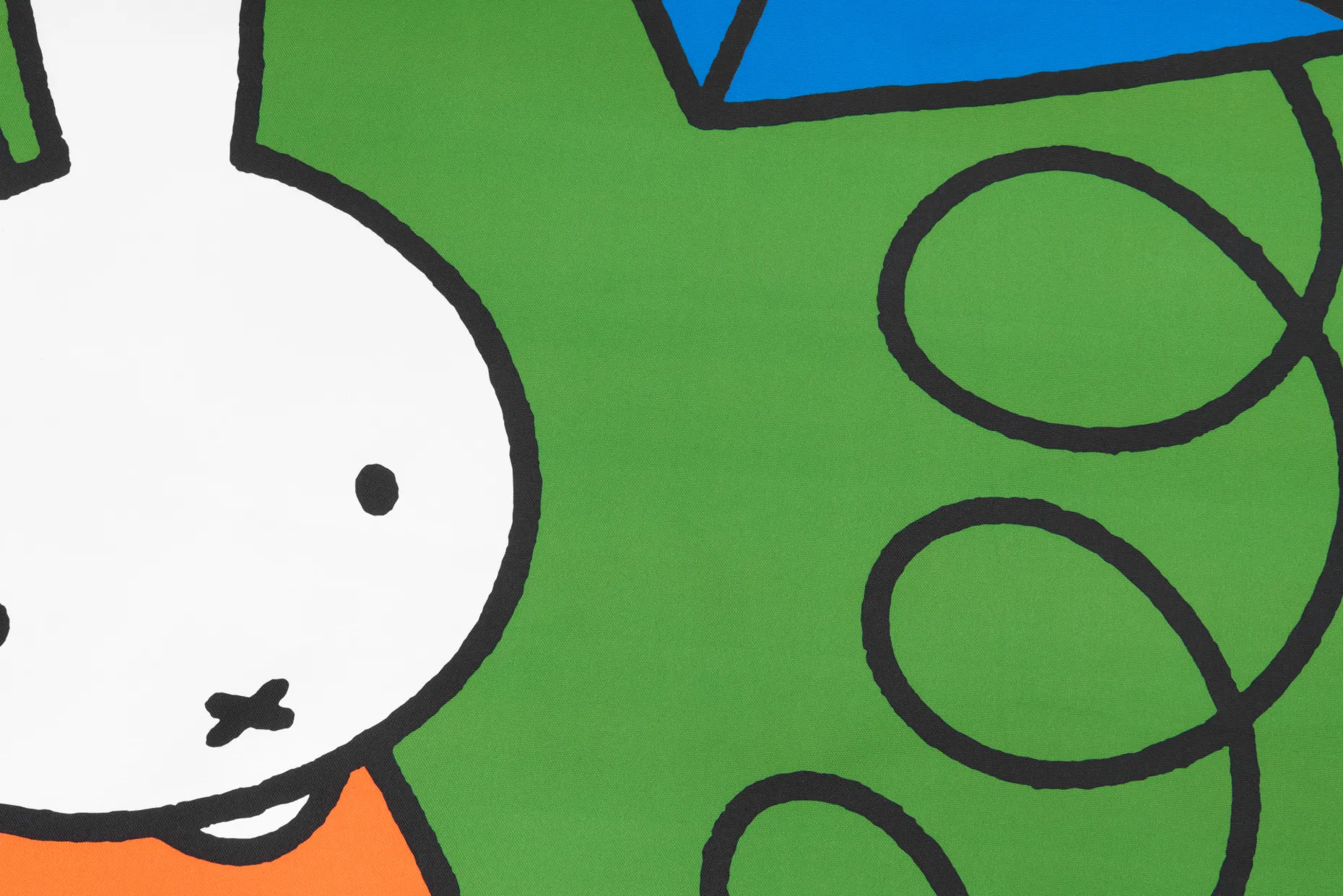 Flying Carpet x Miffy Nijntje speelkleed, groen, 180x140 cm