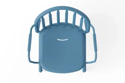 Fred's Armchair Tuinstoel met armleuning, blauw, 60x59.5x80.5 cm