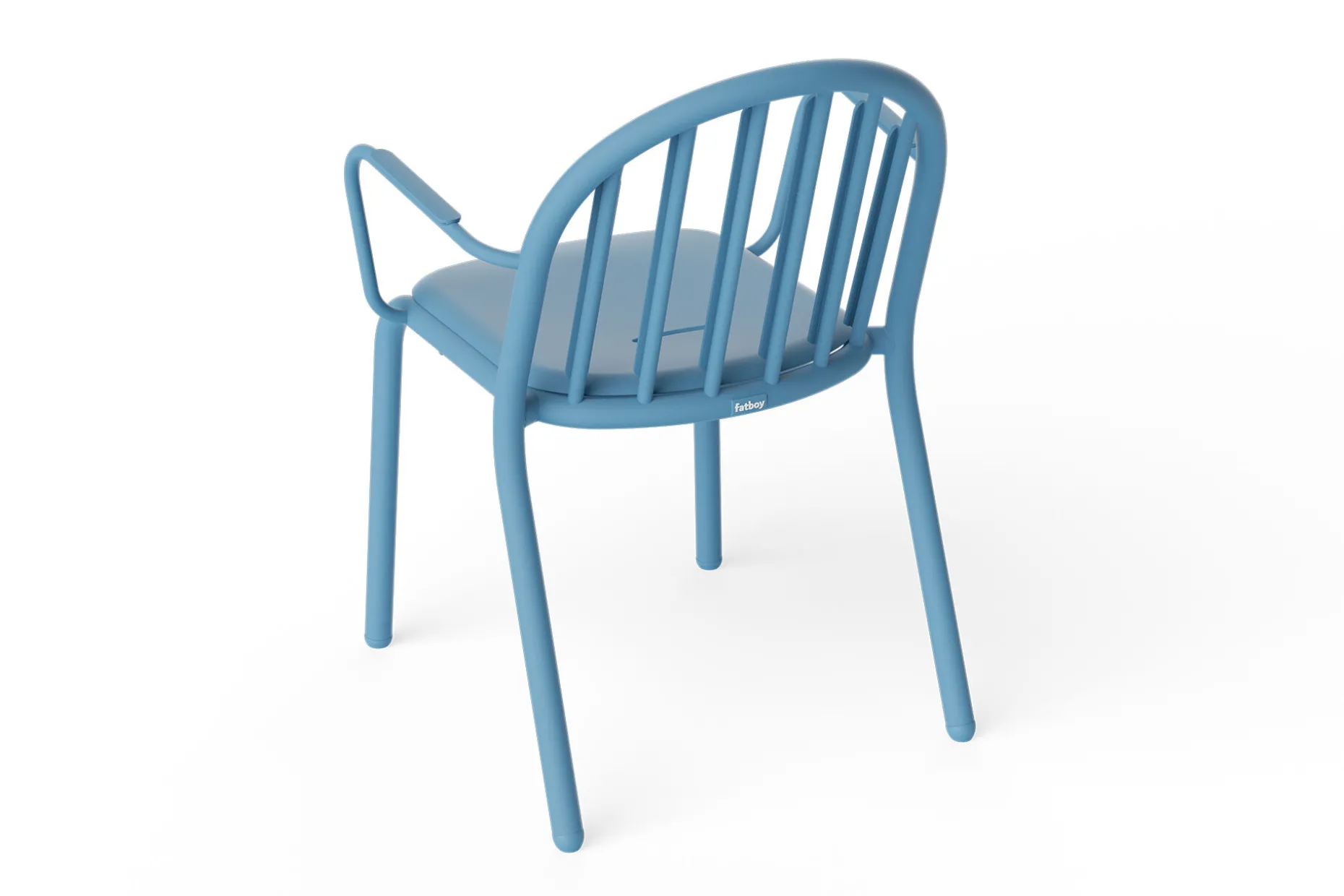 Fred's Armchair Tuinstoel met armleuning, blauw, 60x59.5x80.5 cm
