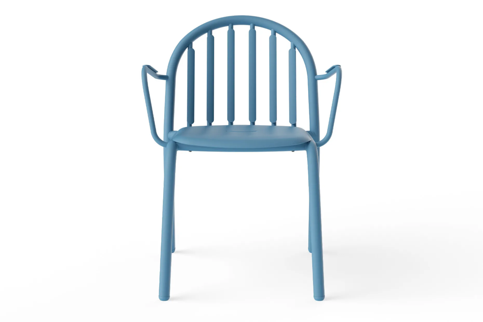 Fred's Armchair Tuinstoel met armleuning, blauw, 60x59.5x80.5 cm