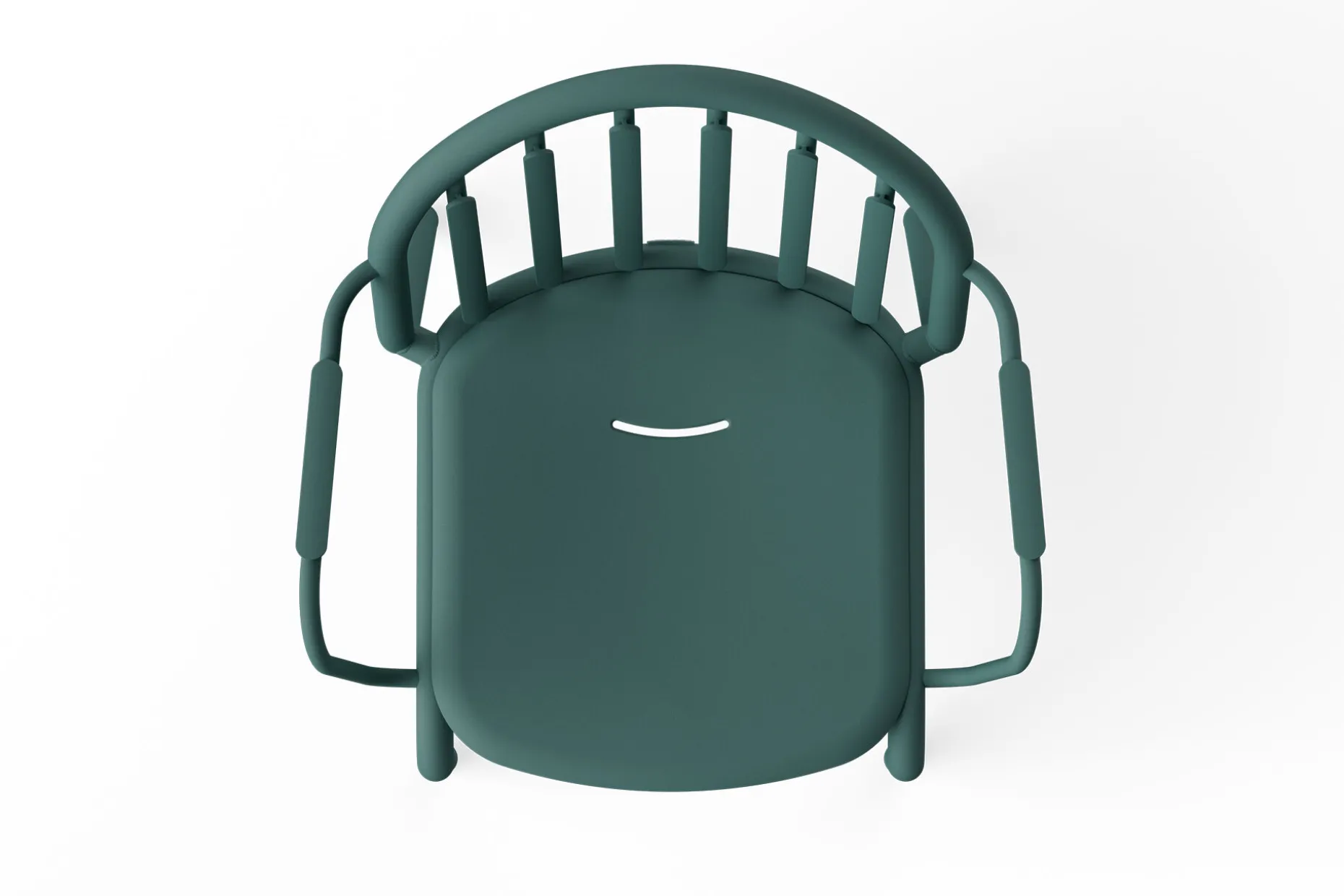 Fred's Armchair Tuinstoel met armleuning, groen, 60x59.5x80.5 cm