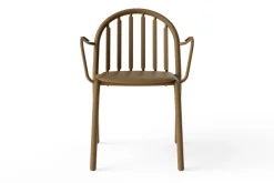 Fred's Armchair Tuinstoel met armleuning, bruin, 60x59.5x80.5 cm