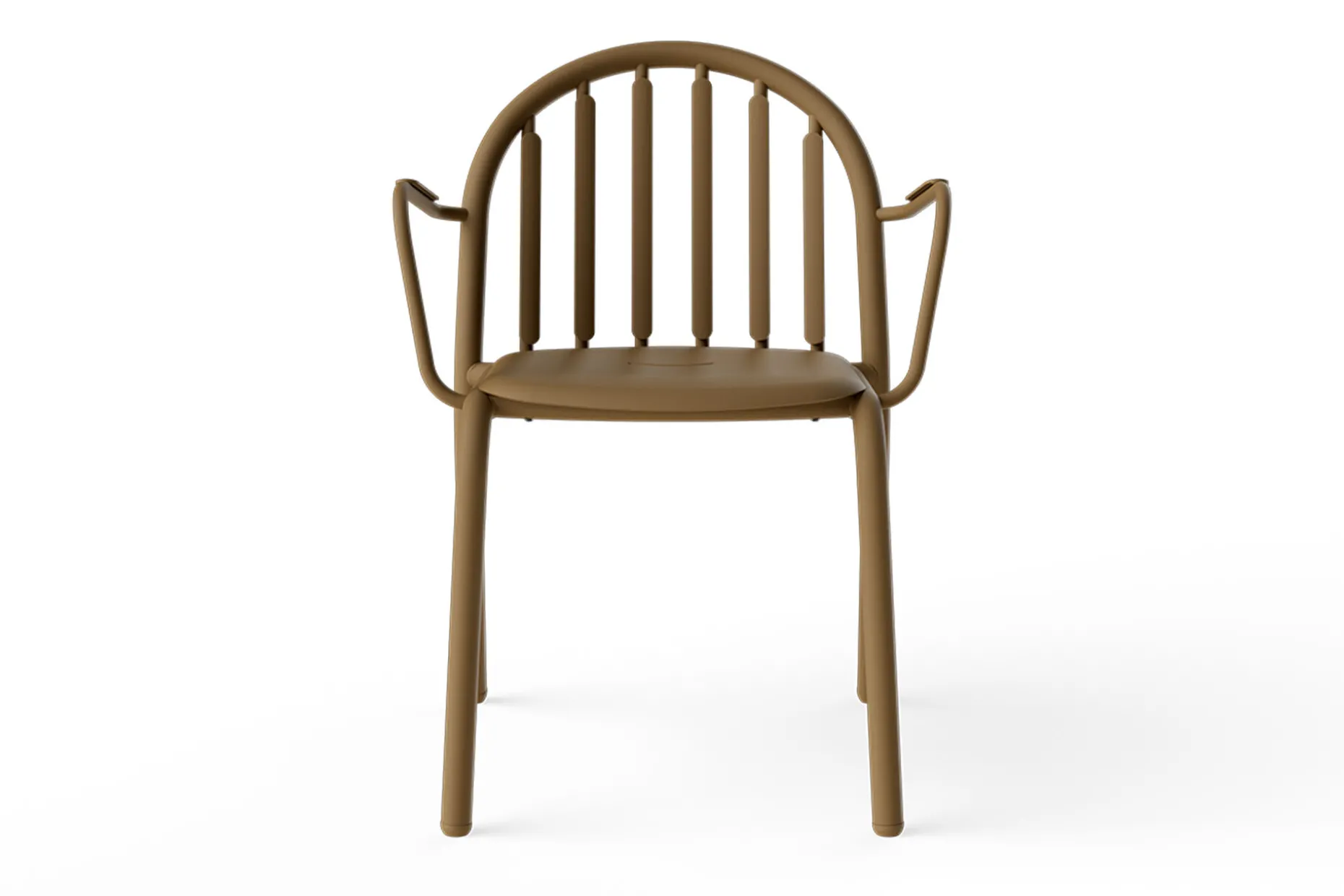 Fred's Armchair Tuinstoel met armleuning, bruin, 60x59.5x80.5 cm