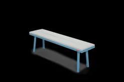 Fred's Bench Pillow Tuinkussen, grijs, 160x40x3.5 cm