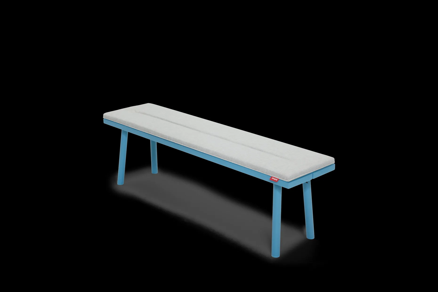 Fred's Bench Pillow Tuinkussen, grijs, 160x40x3.5 cm