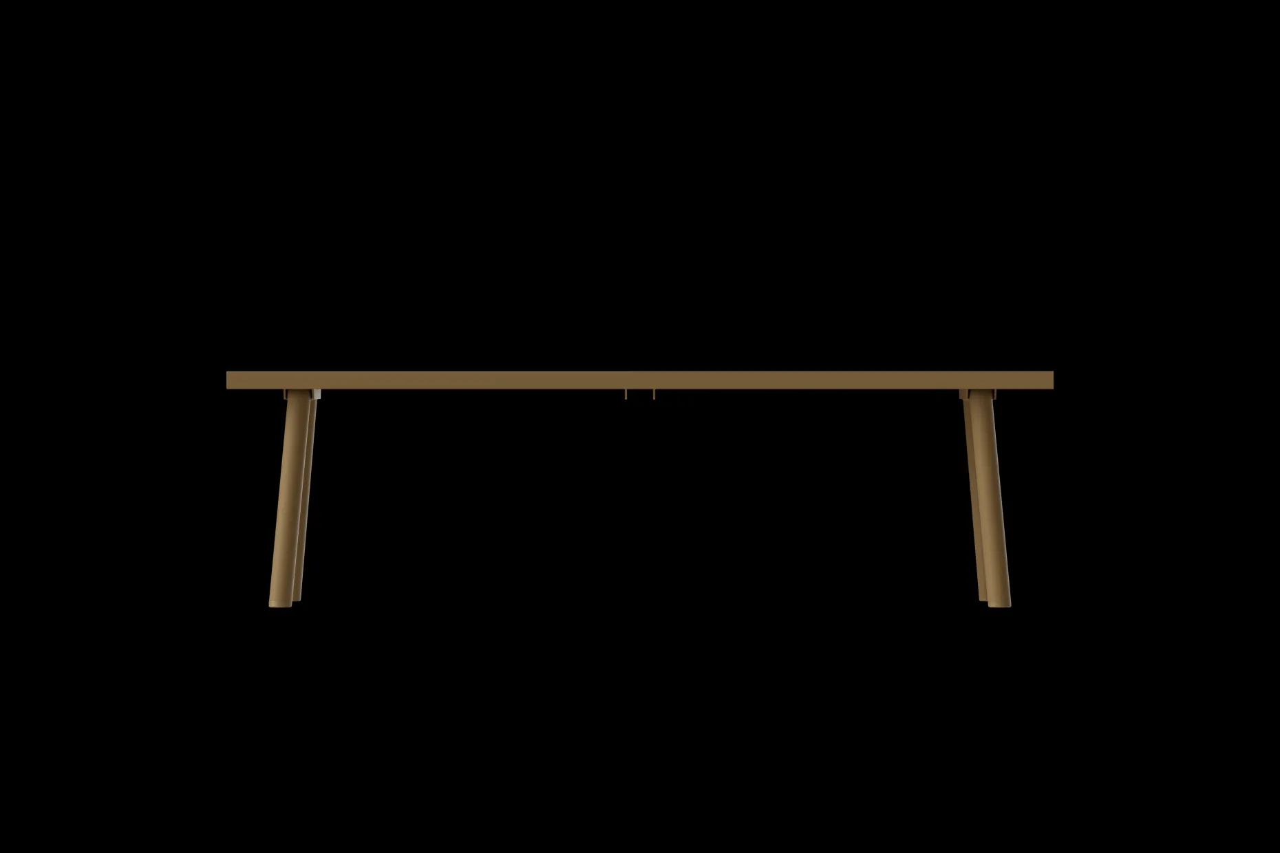 Fred's Bench Tuinbank, bruin, 160x40x46.5 cm