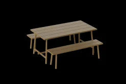 Fred's Bench Tuinbank, bruin, 160x40x46.5 cm