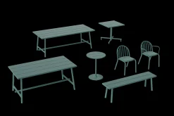 Fred's Bench Tuinbank, groen, 160x40x46.5 cm